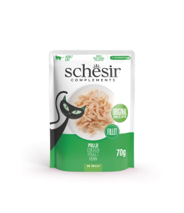 Schesir Complements Cat Wet Food Jelly Pouch Chicken 70g